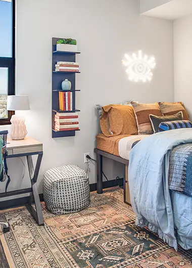 furnished bedroom