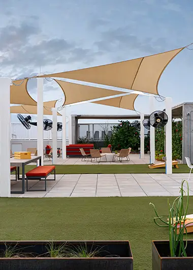 outdoor lounge