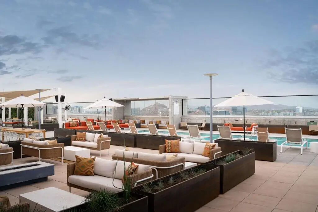 resort style pool