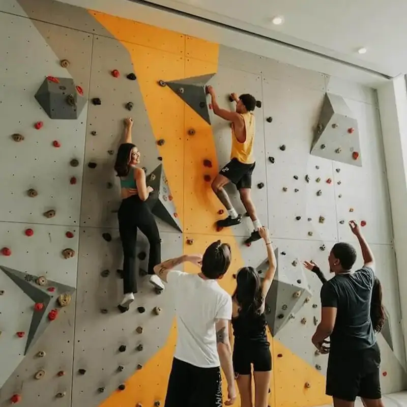 rock climbing